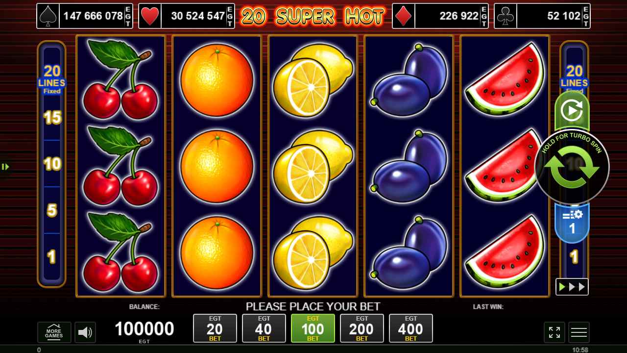 20 Super Hot Slot Game